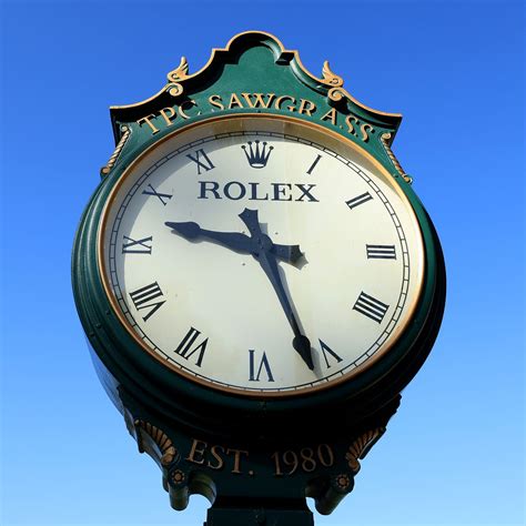 rolex clock at golf courses|Rolex golf course clock price.